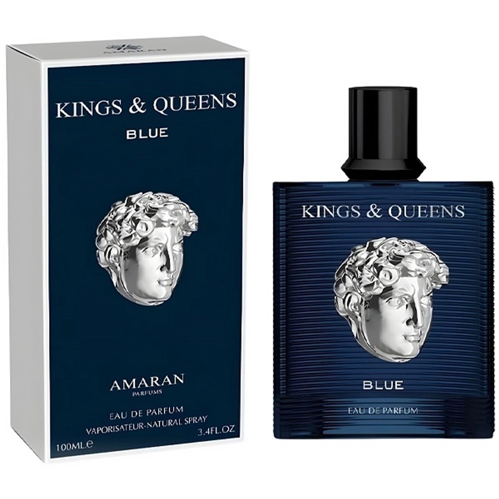 Perfume Masculino Amaran Kings &amp; Queens Blue EDP 100 ml