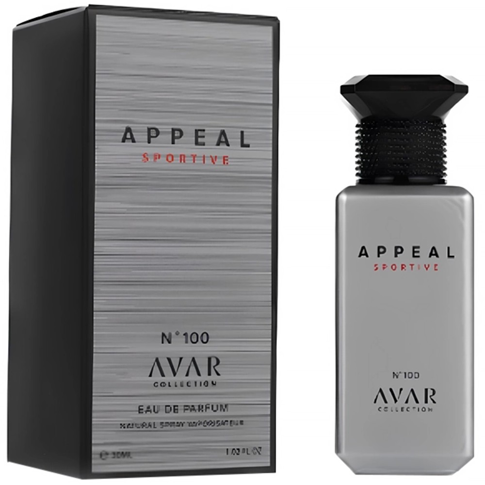 Perfume Masculino Avar Collection Appeal Sport N°100 EDP 30 ml