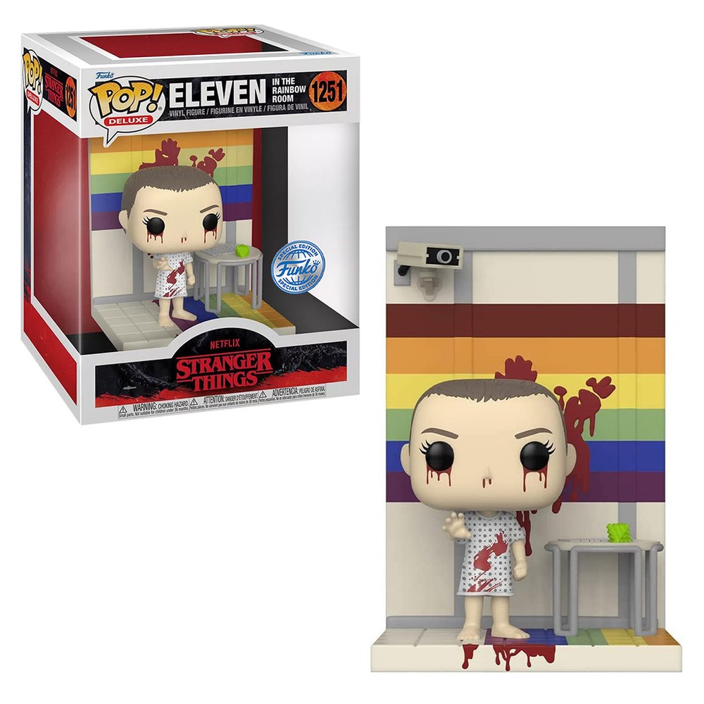 Boneco Funko Pop Stranger Things Eleven In The Rainbow Room 1251 Deluxe Exclusivo Original