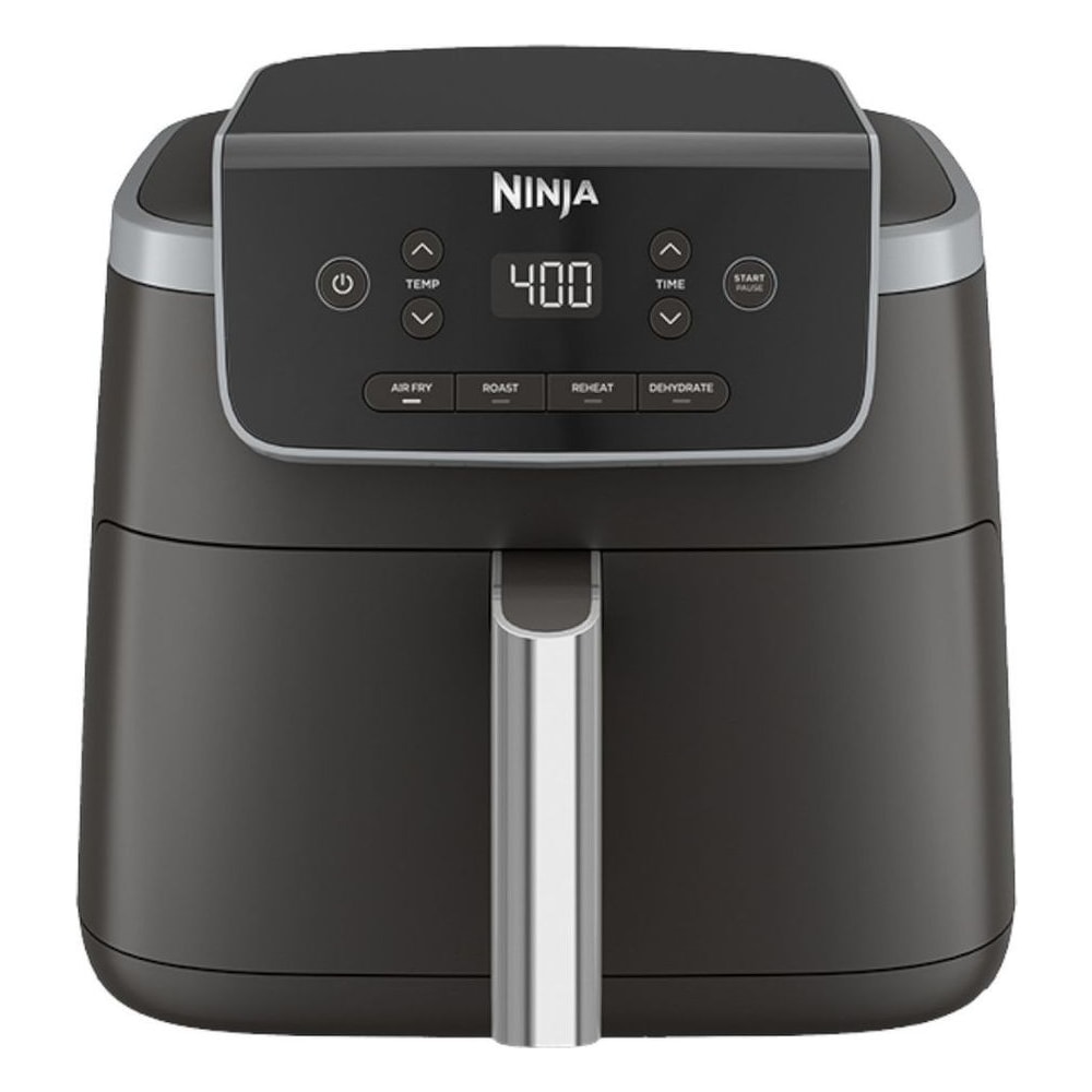 Fritadeira Airfryer Ninja Pro 4 em 1 AF141 4.73L 1750W 110V Sem Óleo Antiaderente Display Digital Preto