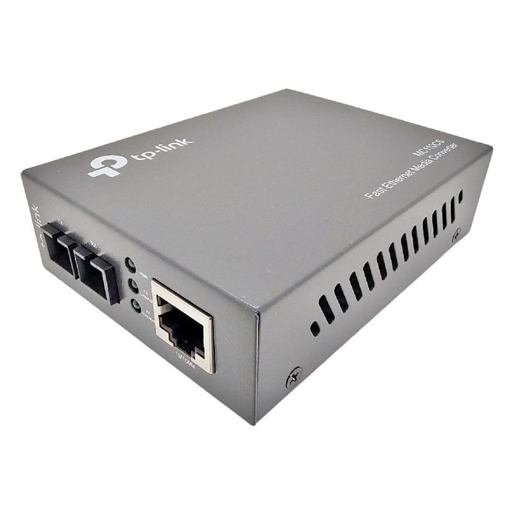 Conversor de Mídia TP-Link MC110CS 10/100Mbps Fibra Óptica Compacto