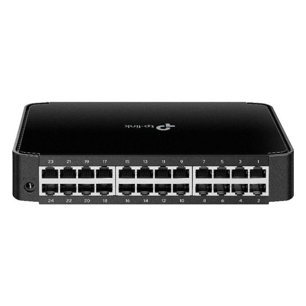 Switch TP-Link TL-SF1024M 24 Portas RJ45 10/100Mbps Desktop Não Gerenciável Ethernet Ideal Rede Escritório