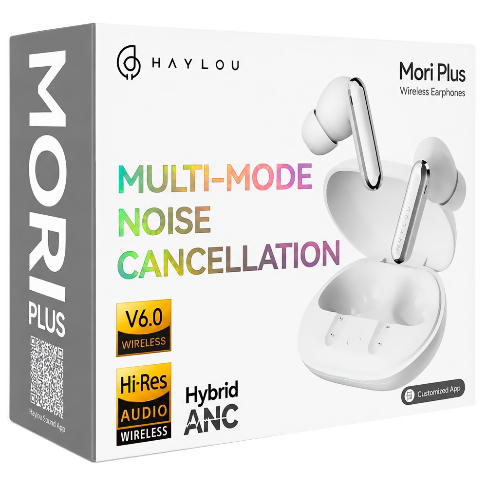 Fone de Ouvido Haylou Mori Plus TO16 TWS Earphones / Bluetooth - Branco