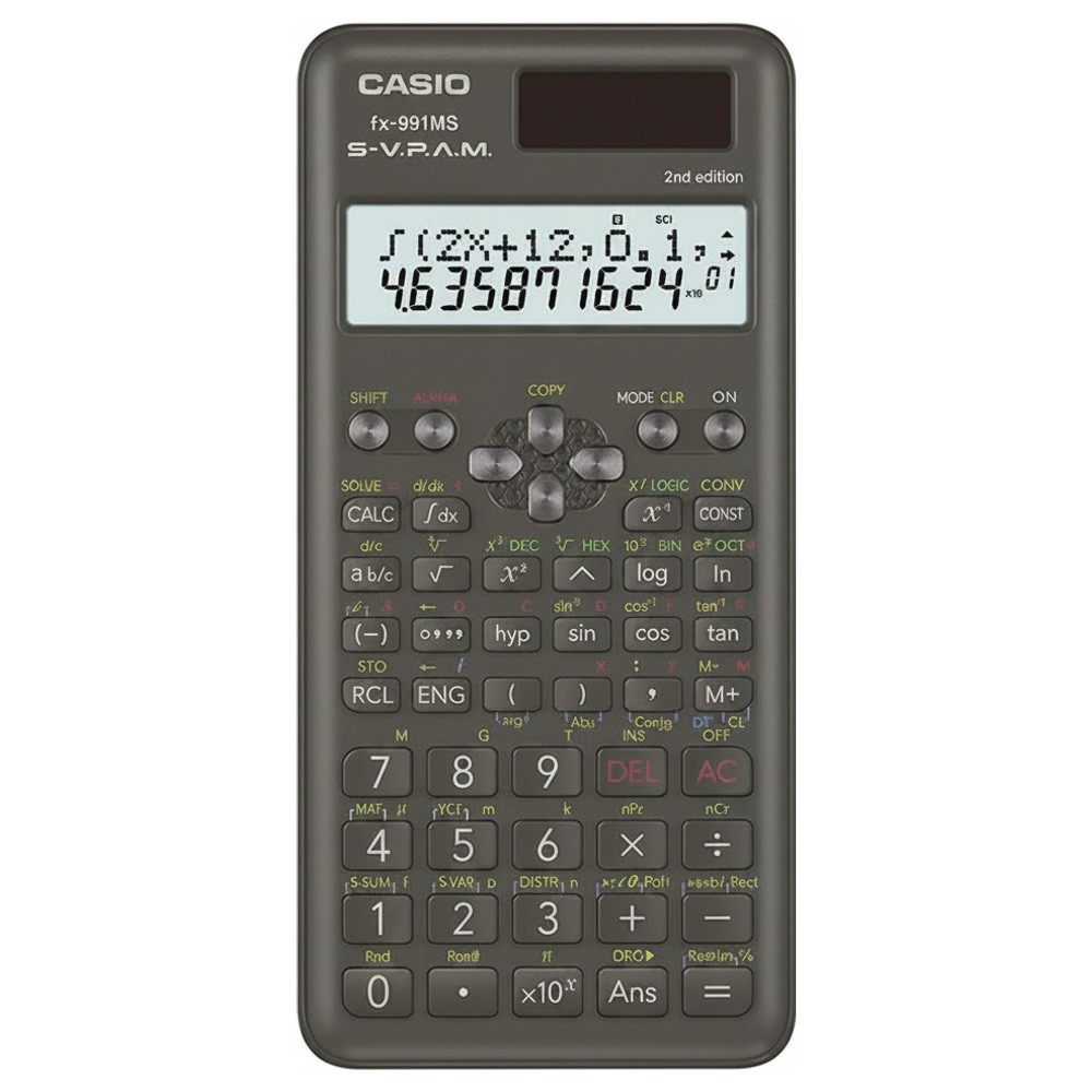Calculadora Científica Casio FX-991MS 12 Dígitos Funções Avançadas