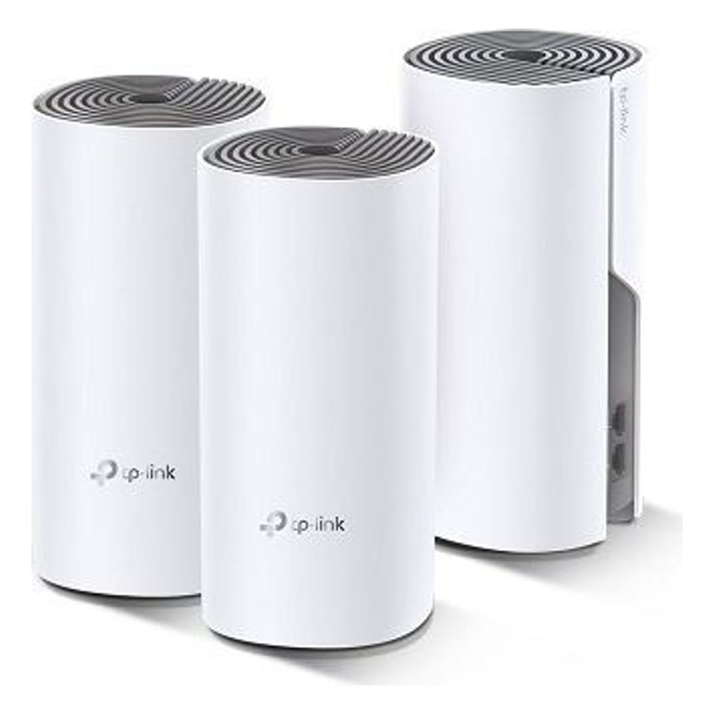 Roteador Wi-Fi 5 TP-Link Deco E4 (3-Pack) Whole-Home Mesh AC1200 Dual Band 1200Mbps Cobertura Ampla MU-MIMO