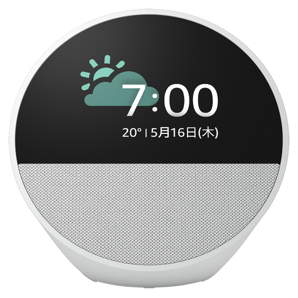 Caixa de Som Bluetooth Amazon Echo Spot 2ª Geração com Tela Touch Branco