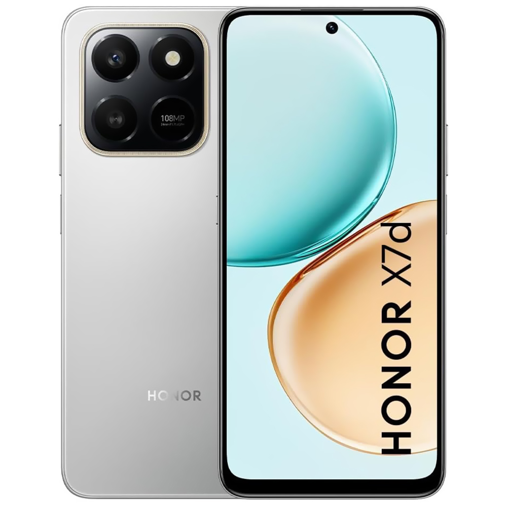 Smartphone Honor X7D LGN-LX3 6GB/256GB Prata Meteoro DUAL SIM LTE 6.77"