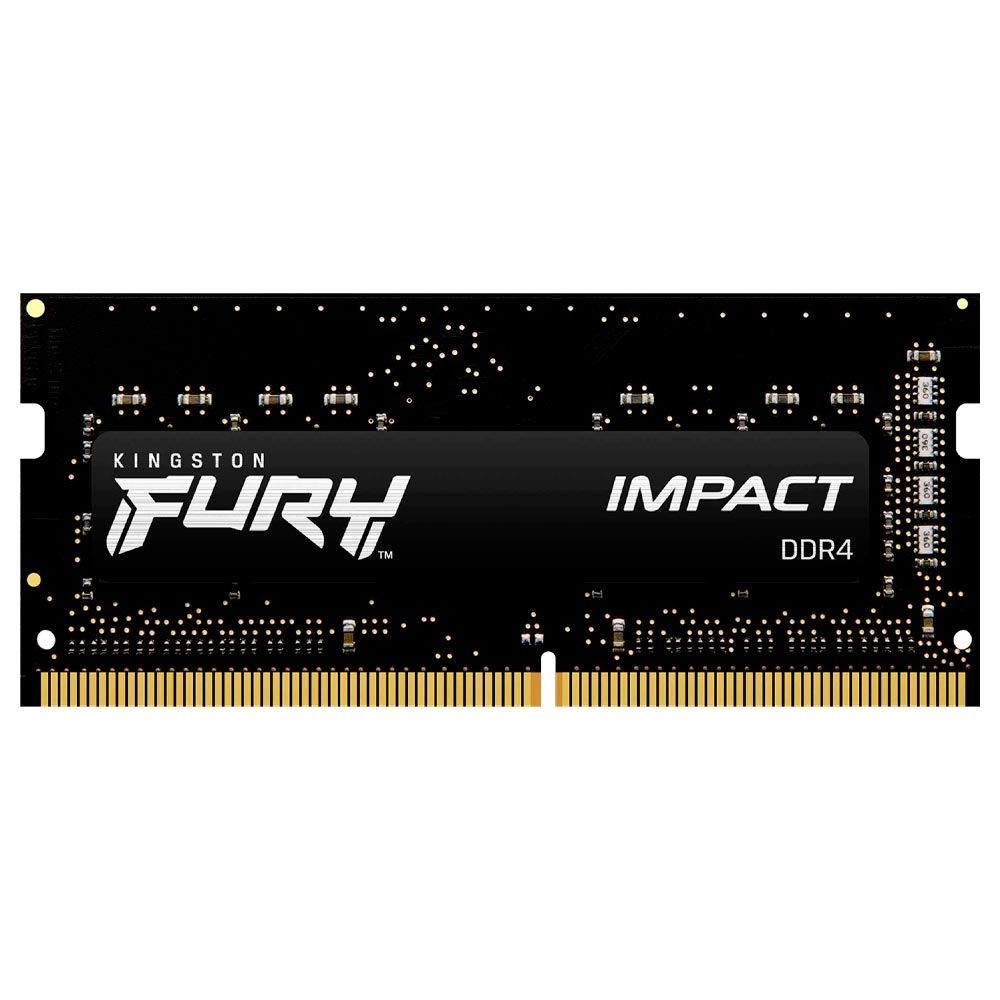 Memória RAM para Notebook Kingston Fury Impact KF432S20IB/8 8GB DDR4 3200MHz CL20 SODIMM Preto