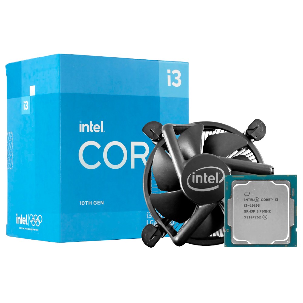 Processador Intel Core i3 10105 Socket LGA 1200 / 3.7GHZ / 6MB