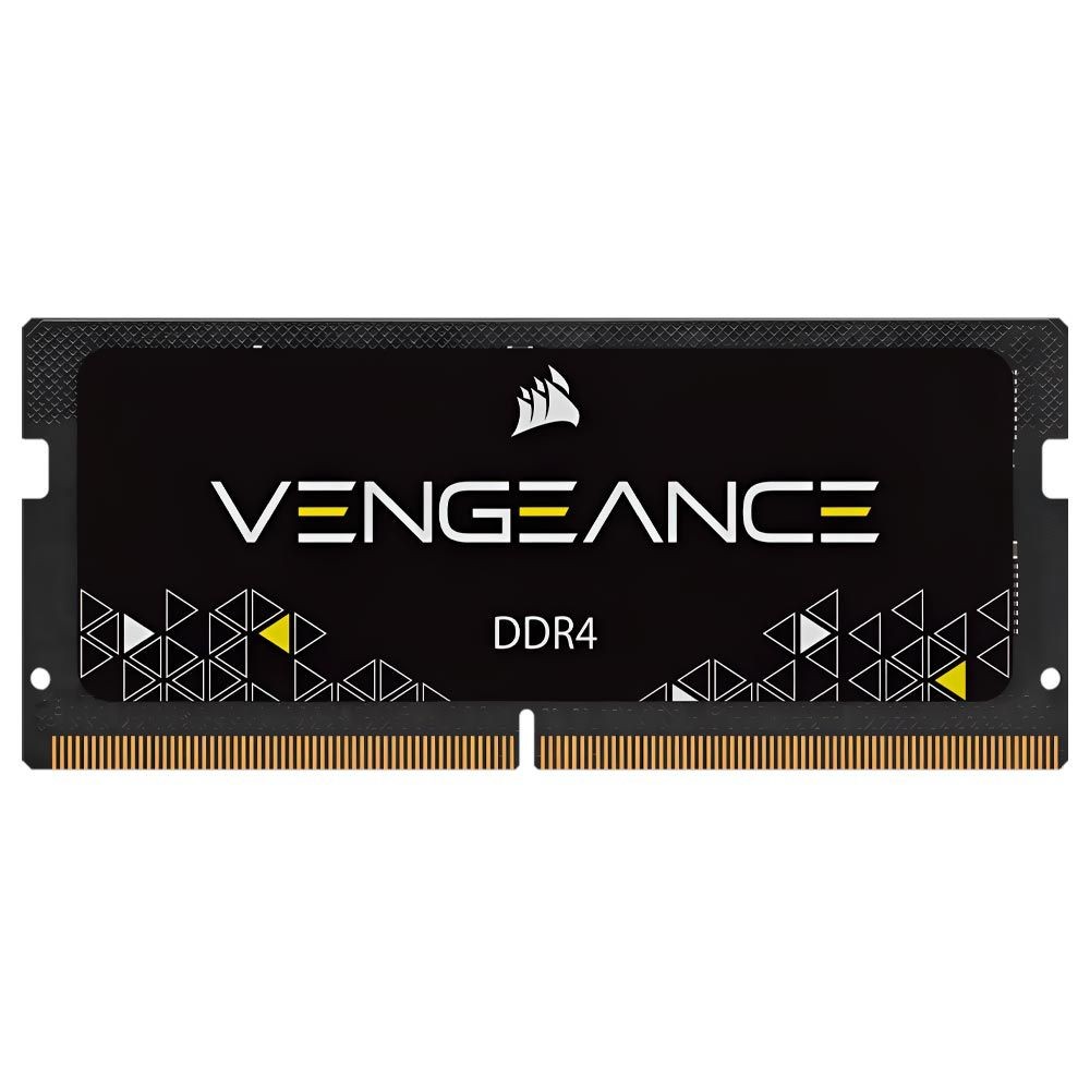 Memória RAM Notebook Corsair Vengeance 16GB 2666MHz CMSX16GX4M1A2666C18 DDR4 SODIMM CL18 Preto