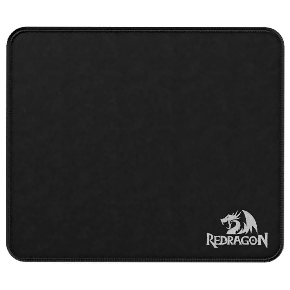Mousepad Gamer Redragon P030 Flick M 320x270mm Preto Superfície Speed Antiderrapante Borda Costurada