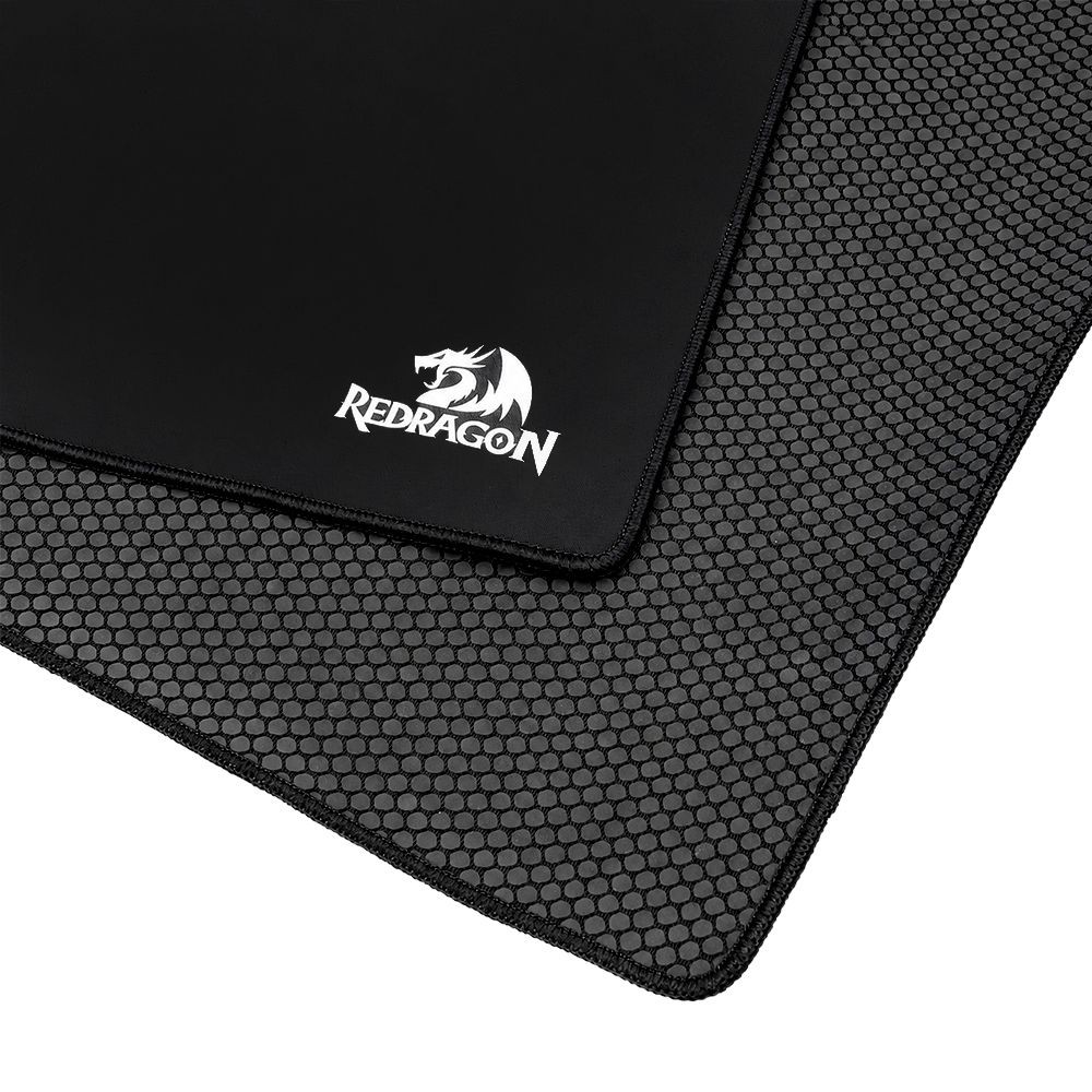 Mousepad Gamer Redragon P032 Flick XL 900x400mm Superfície Speed Antiderrapante Borda Costurada Preto