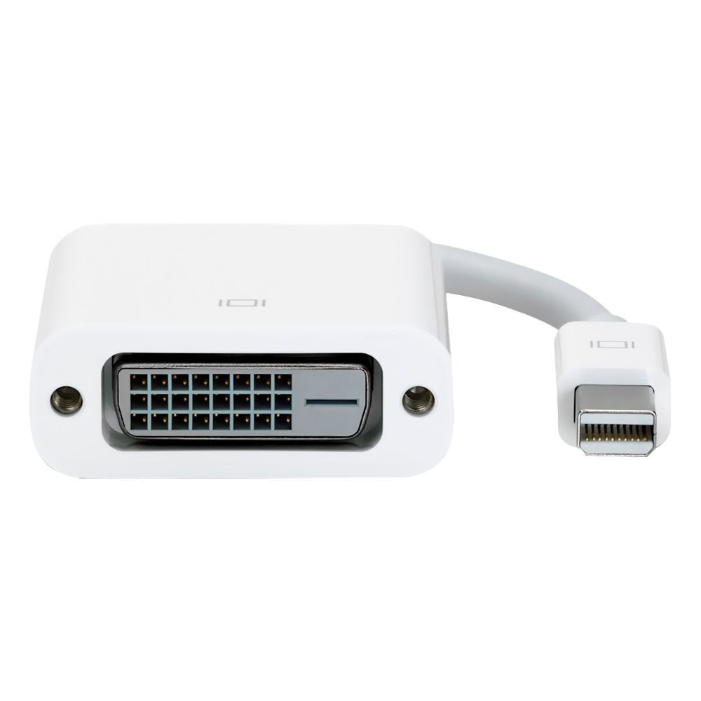 Cabo Adaptador Mini DisplayPort para DVI Apple MB570BE/B Fêmea 1080p Branco Original Thunderbolt Vídeo Monitor