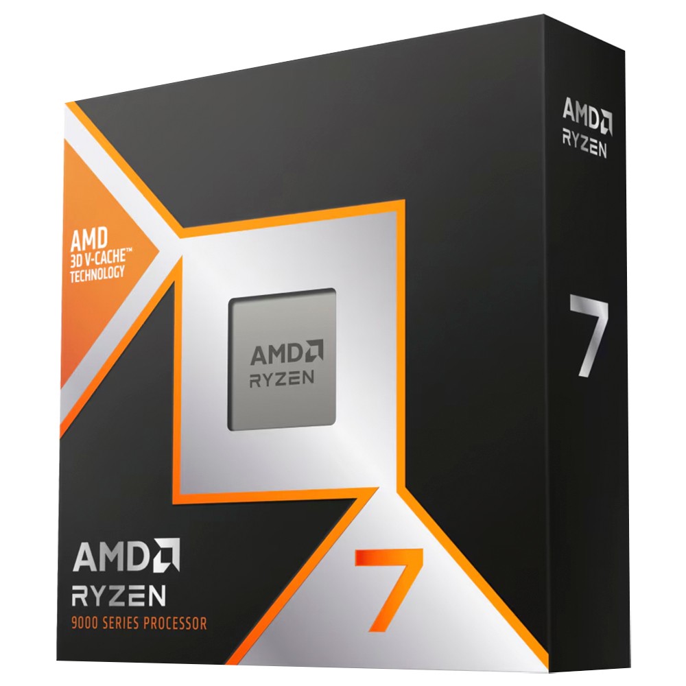 Processador AMD Ryzen 7 9850X3D Socket AM5 5.6GHz 104MB Cache DDR5 PCIe 5.0 Desktop Gamer