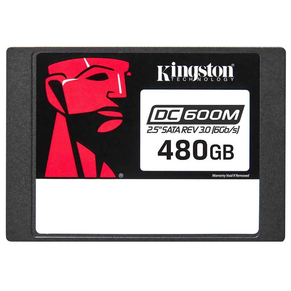 SSD Kingston DC600M 480GB SEDC600M/480G 2.5 SATA 3 Enterprise Server PLP 6Gbps Leitura 560MB/s 3D TLC Data Center