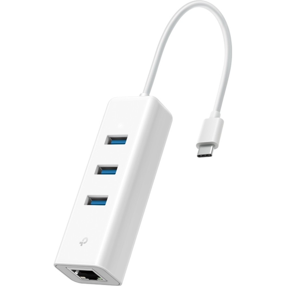 Adaptador USB-C TP-Link UE330C Ethernet Gigabit 3 Portas USB 3.0