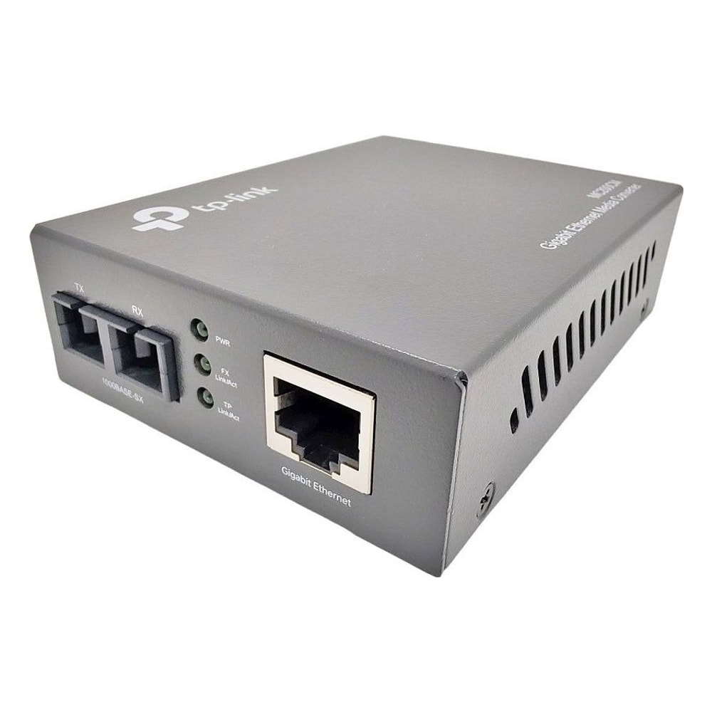 Conversor de Mídia TP-Link MC200CM Gigabit 1000Mbps Fibra Óptica SC