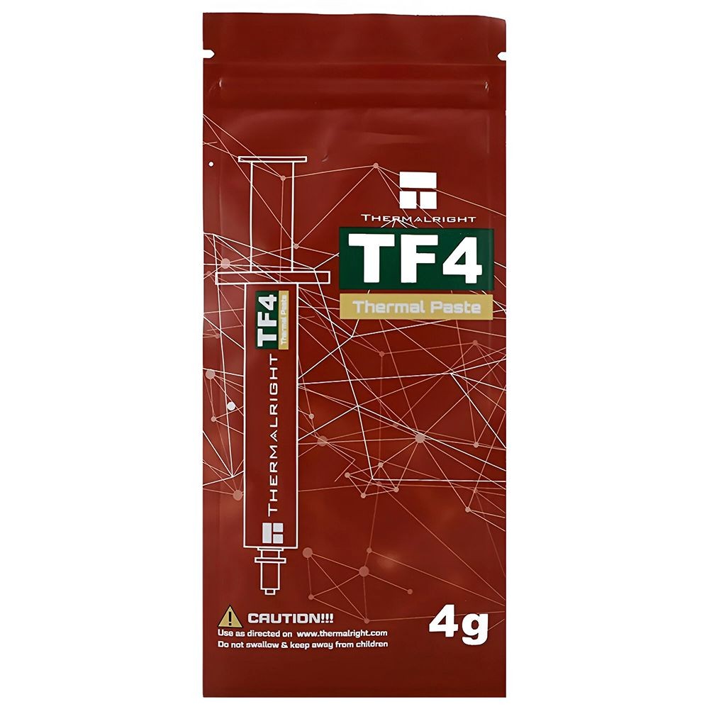 Pasta Térmica Thermalright TF4 9.5W/m-k 4g Cinza Alta Condutividade Processador CPU GPU Placa de Vídeo Gamer