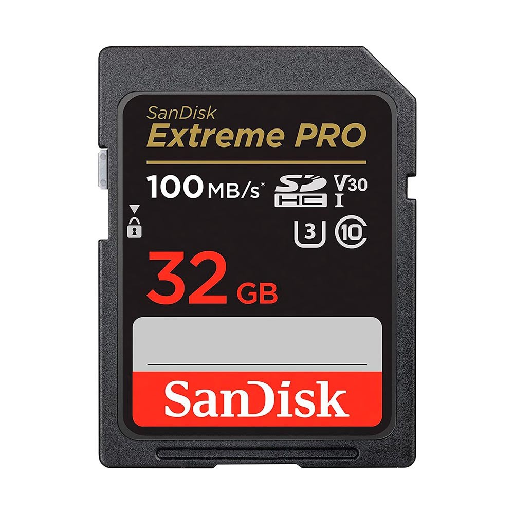 Cartão de Memória SD 32GB SanDisk Extreme Pro 200MBs 4K V30