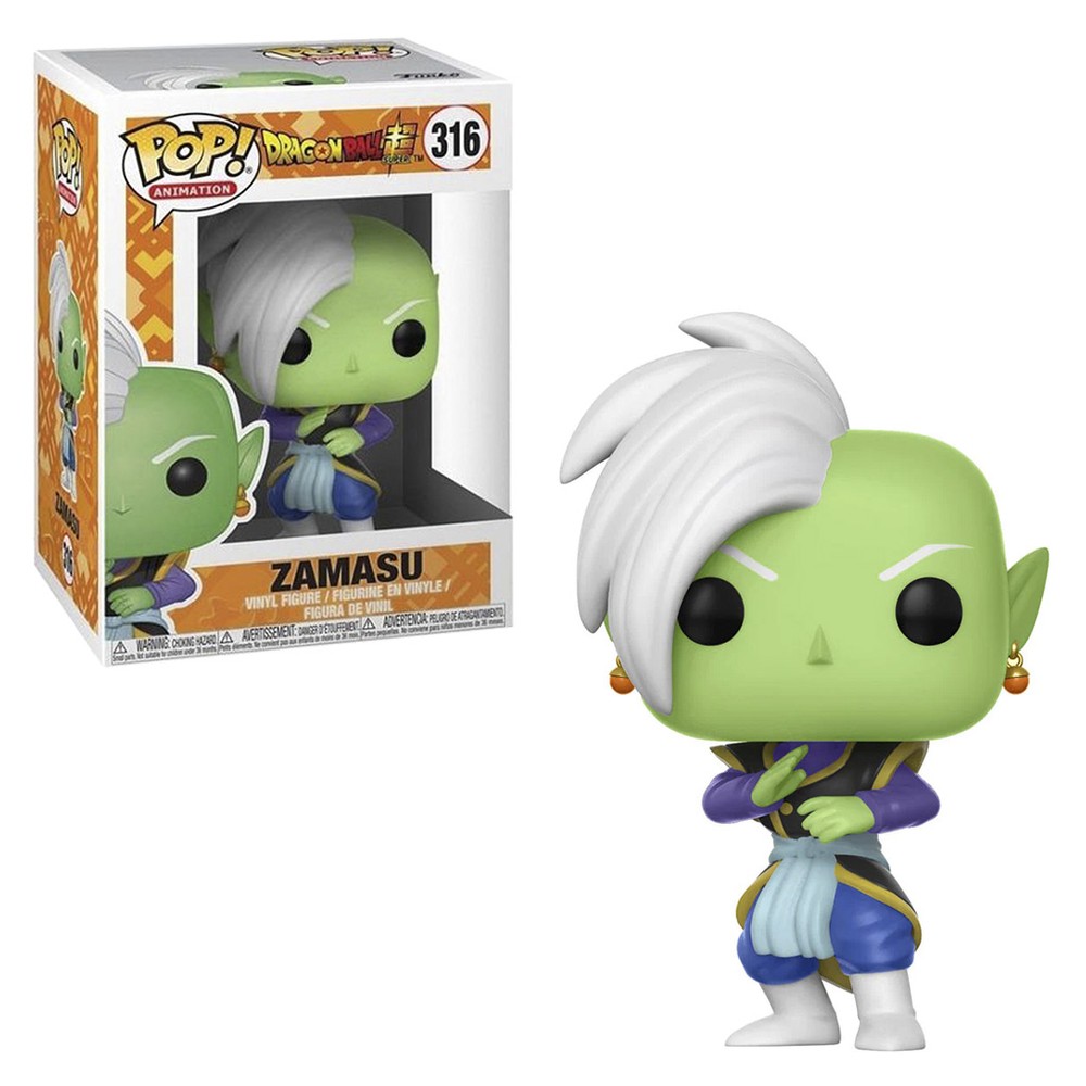 Boneco Funko Pop Animation Dragon Ball Super Zamasu 316 Colecionável Vinil Original