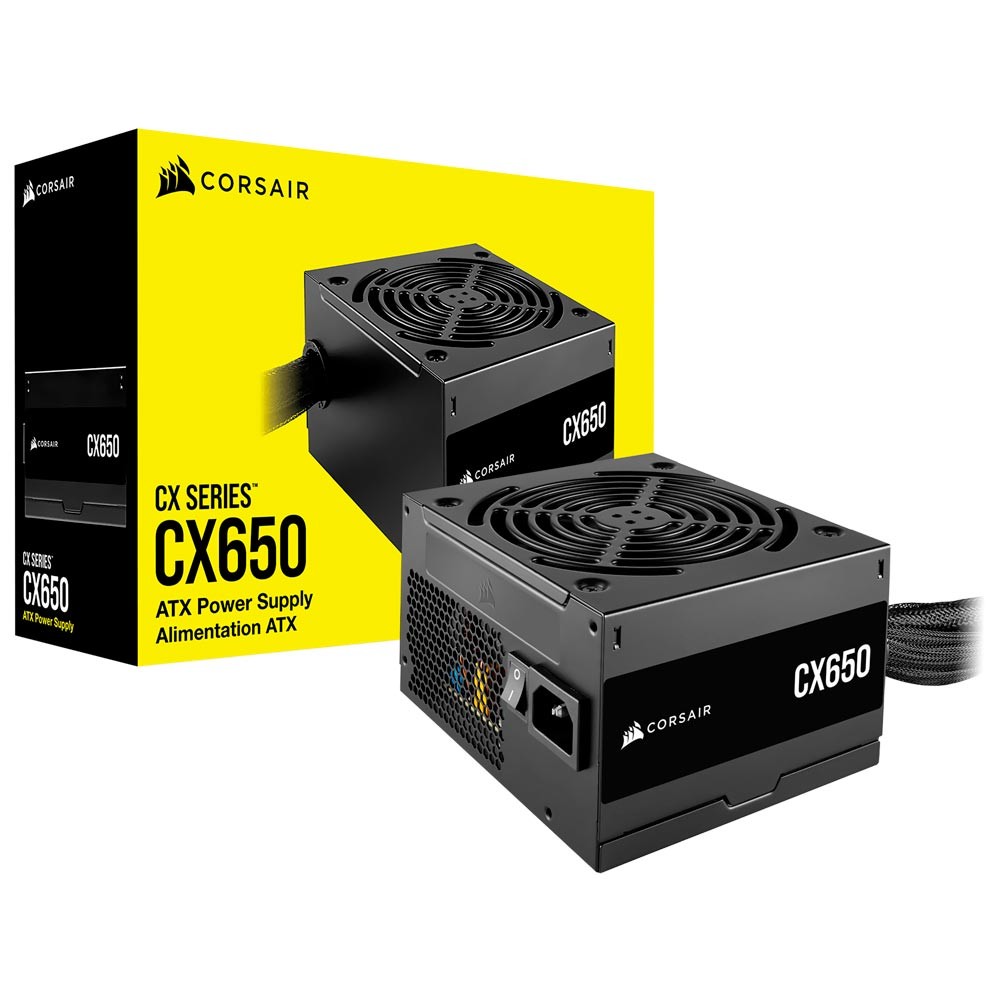 Fonte de Alimentacao Corsair CX650 650W 80 Plus Bronze PFC Ativo Preta