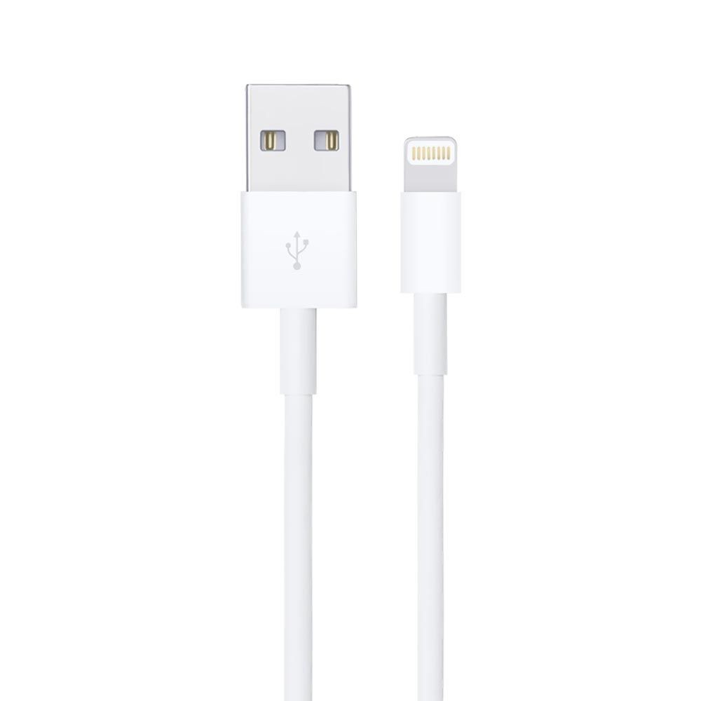 Cabo Apple Lightning a USB MUQW3AM/A 1m Original Carregamento Rápido Dados Branco iPhone iPad