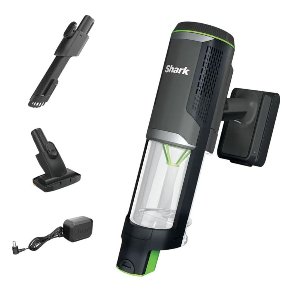 Aspirador de Pó Vertical Shark BH102 Sem Fio 2 em 1 Portátil Bateria Recarregável Preto Alta Potência Limpeza Prática