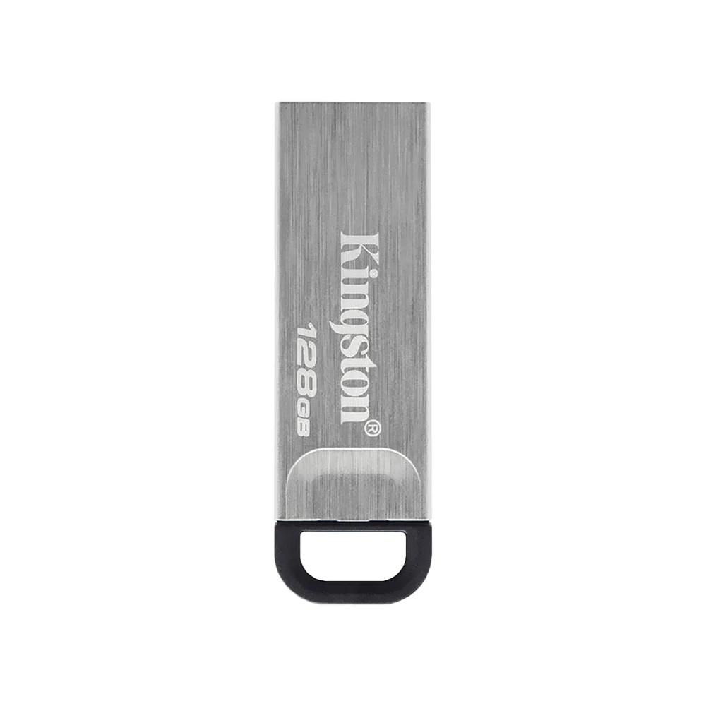 Pen Drive Kingston 128GB DataTraveler Kyson, USB 3.2 Gen 1, Leitura de 200MB/s, Metal - DTKN/128GB