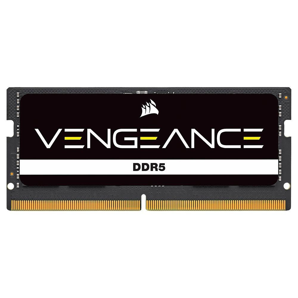 Memória RAM para Notebook Corsair Vengeance DDR5 16GB 5600MHz CMSX16GX5M1A5600C48 SO-DIMM CL48 Preto Performance