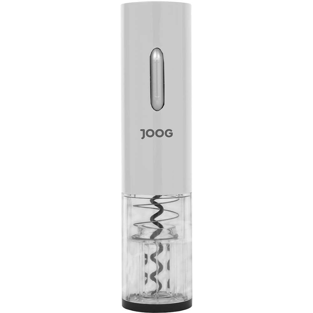 Abridor Elétrico de Vinho Joog JG-EW1 Branco Automático Recarregável Aço Inoxidável Portátil Prático Acessório Gourmet Cozinha Vinho Tinto