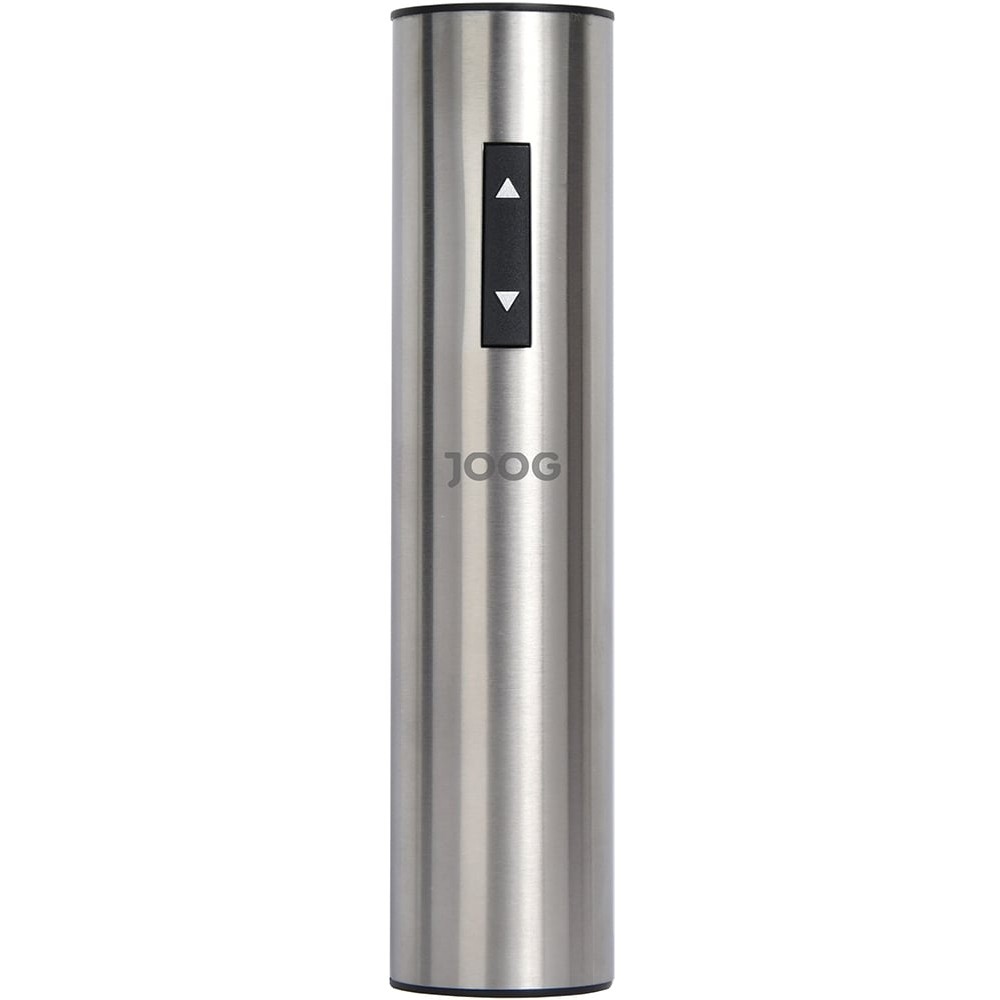 Abridor Elétrico de Vinho Joog JG-EW3 Prata Automático Recarregável Aço Inoxidável Saca-rolhas Profissional Portátil Acessório Bar Cozinha