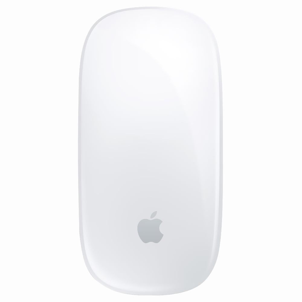 Mouse Apple Magic Mouse Wireless Bluetooth Branco MXK53AM/A Recarregável Superfície Multi-Touch Design Ergonômico Original