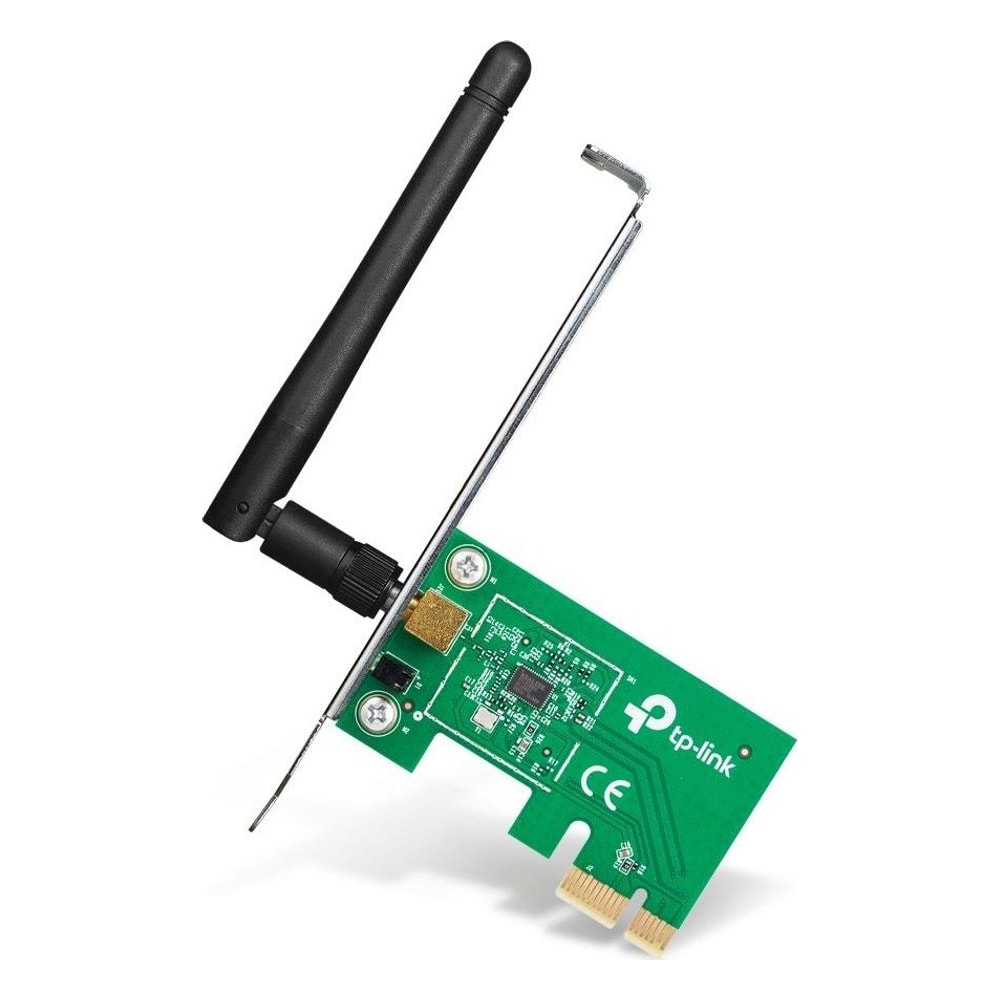 Placa de Rede Wi-Fi TP-Link TL-WN781ND PCI Express 2.4GHz 150Mbps Antena Externa Compatível Windows/Linux