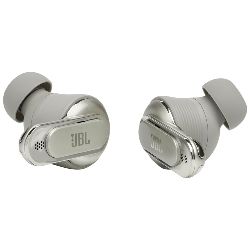 Fone de Ouvido Sem Fio JBL Tour Pro 2 TWS Bluetooth 5.3 Cancelamento Ativo de Ruído 40h Bateria Champagne