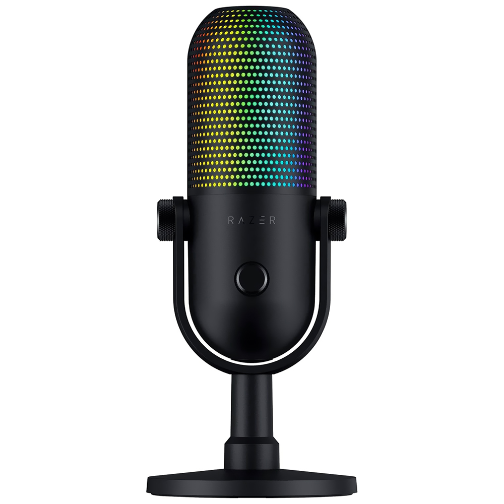 Microfone Sem Fio Razer Seiren V3 Chroma RGB USB Preto 25mm