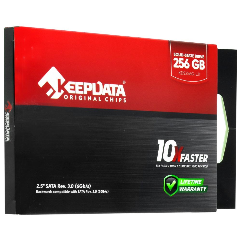 SSD Keepdata 256GB 2.5 SATA 3 KDS256G-L21 2,5 polegadas Interno Notebook PC SATA III 6Gbps Alta Velocidade