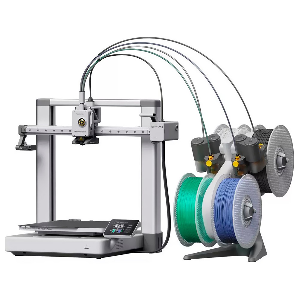 Impressora 3D Bambu Lab A1 Combo com AMS Lite Multicores Bivolt