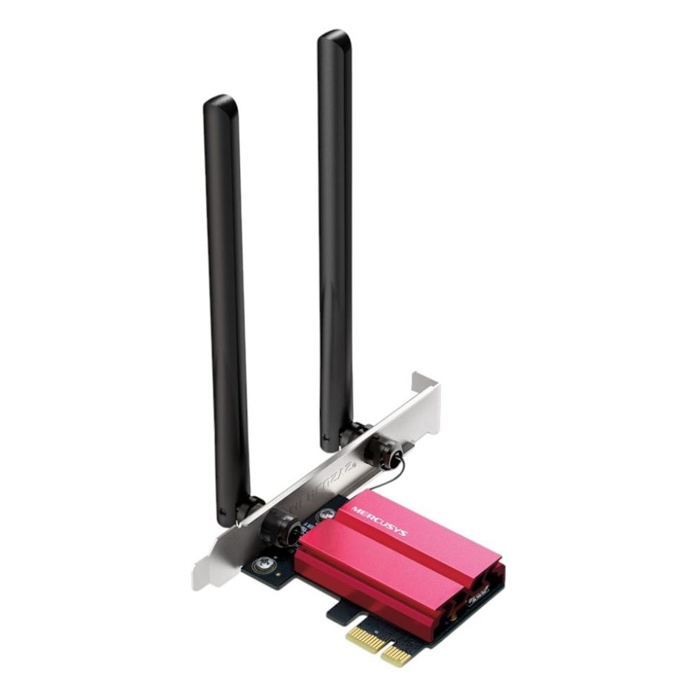 Adaptador WiFi 6E Mercusys AXE5400 PCI Express Tri-band 5400 Mbps
