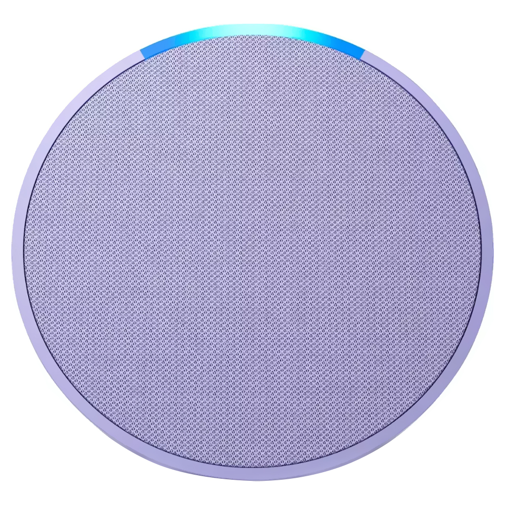 Caixa de som Amazon Echo Pop - Com Alexa - 1ª Geração - Wi-Fi/Bluetooth - Lavender Bloom