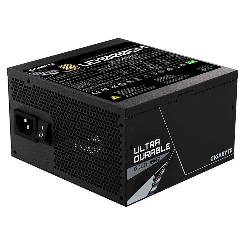 Fonte 1000W Gigabyte UD1000GM 80 Plus Gold Modular PCIe 5.0