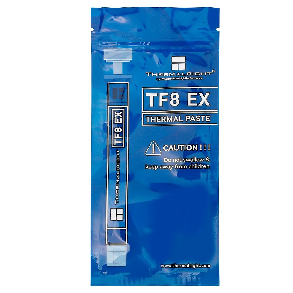 Pasta Térmica Thermalright TF8 1.5g Azul Condutiva 13.8 W/m-k Alta Performance Processador CPU GPU Gamer