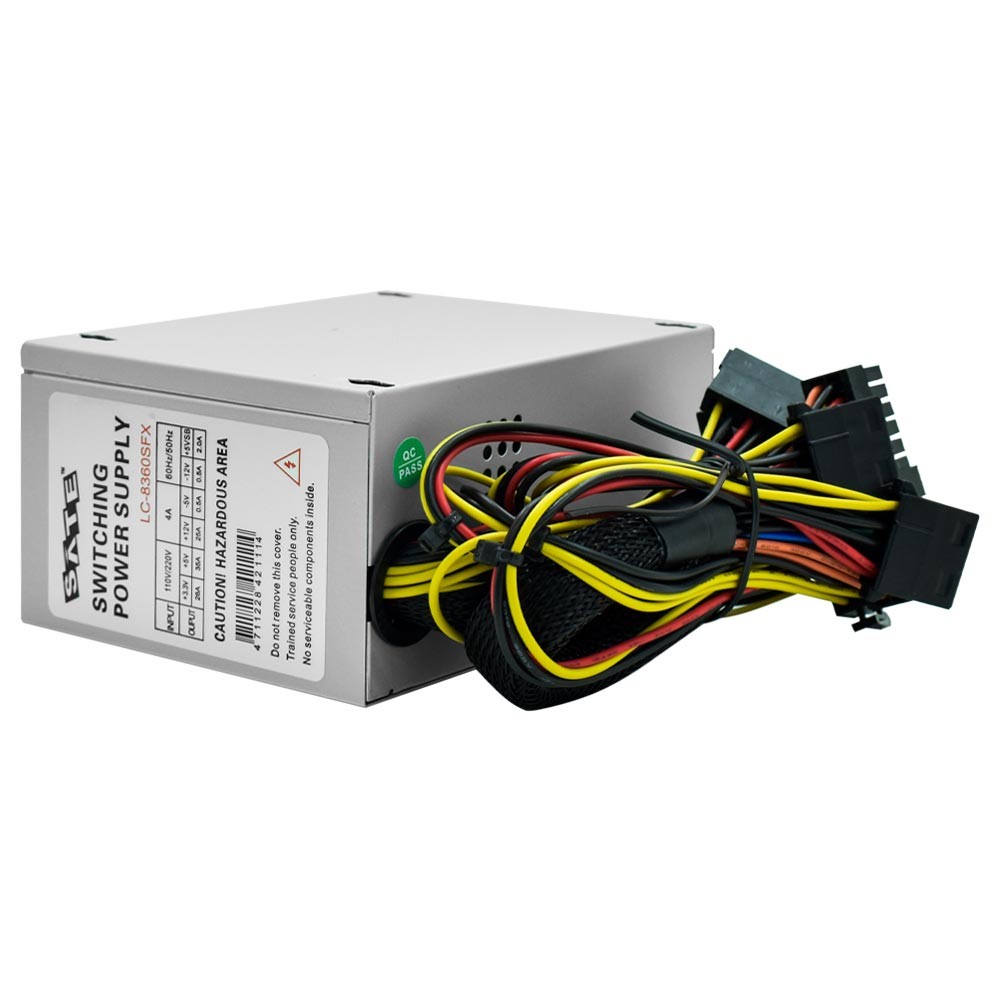 Fonte para PC Mini ITX Satellite LC-8360SFX 200W Bivolt Silenciosa
