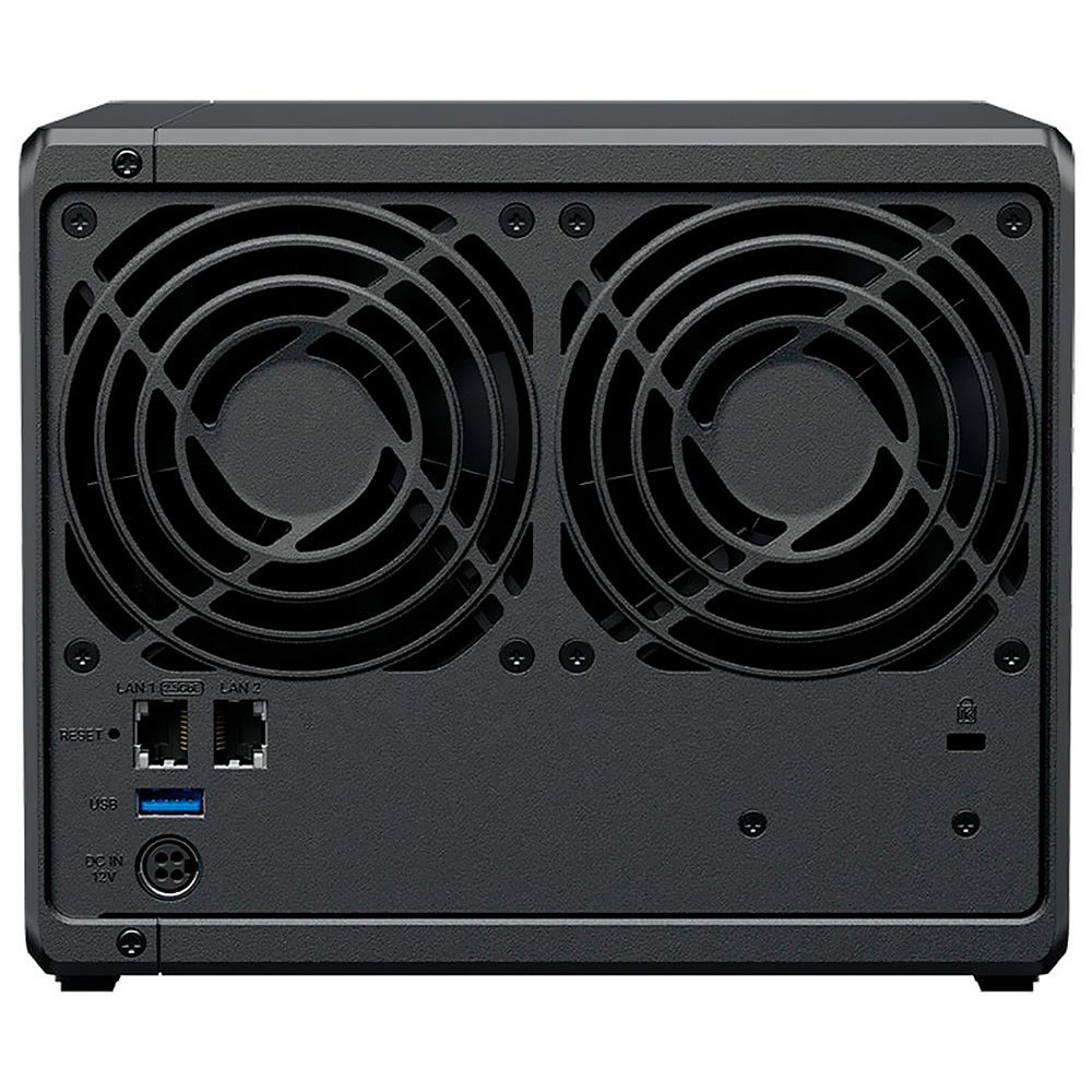Servidor NAS Storage Synology DiskStation DS425+ Intel Celeron 4 Baias USB 3.2 Gigabit LAN RAID Cloud Pessoal Profissional