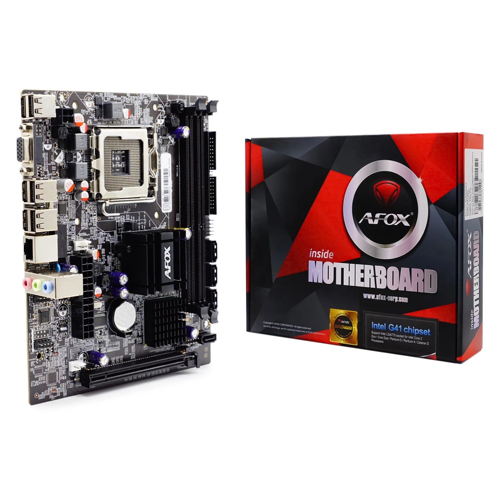 Placa Mãe Intel Afox IG41-MA7 Micro ATX DDR3 Socket LGA 775 8GB
