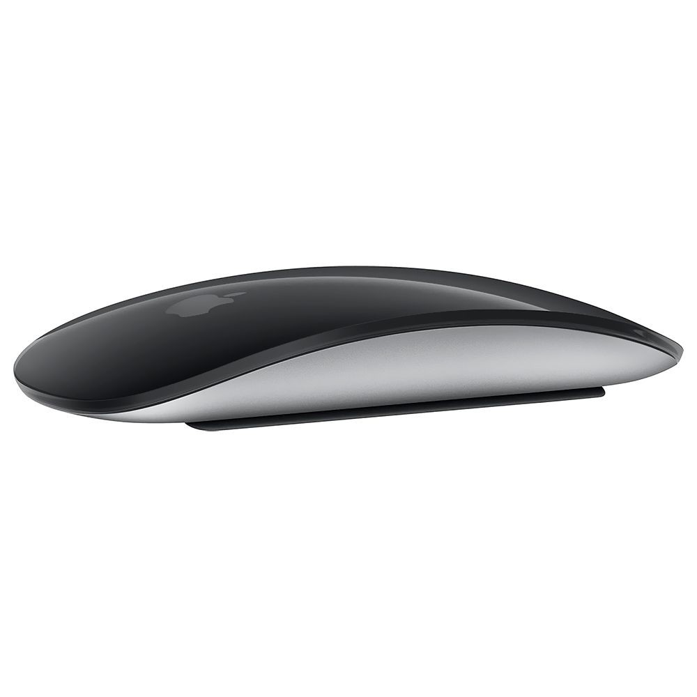 Mouse Apple Magic Mouse MXK63Z/A Bluetooth Sem Fio Recarregável Multi-Touch Superfície Touch Preto Design Ergonômico Original