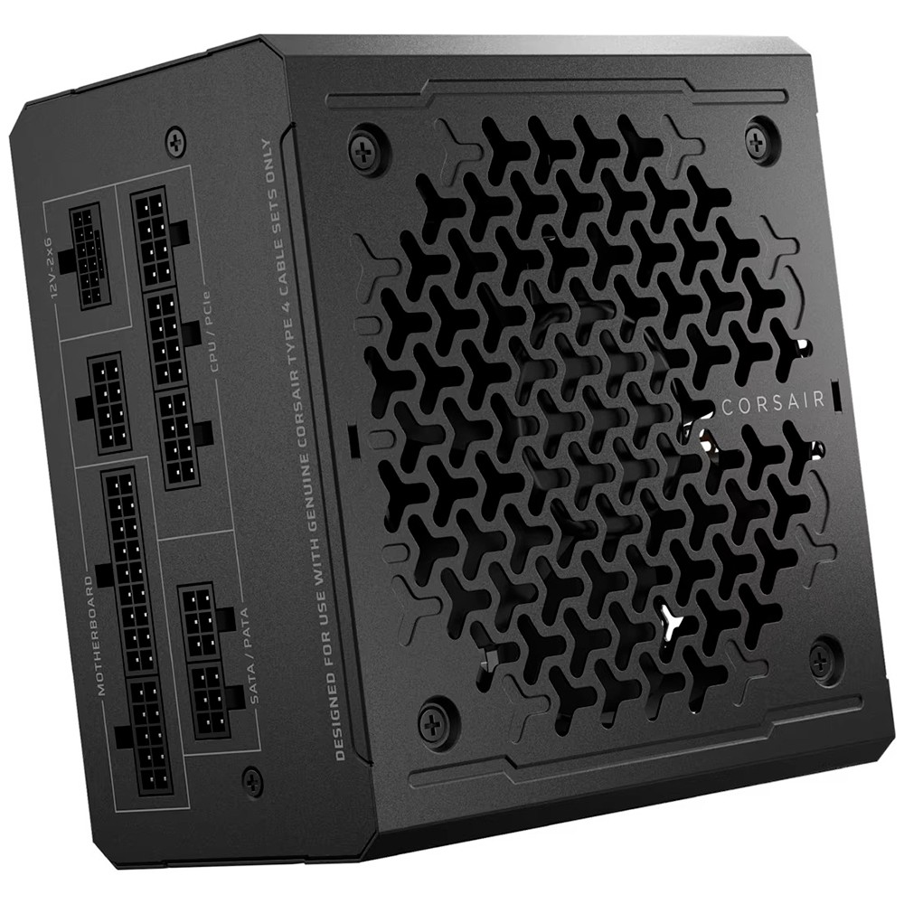 Fonte para PC Corsair RM1000E 1000W Modular 80 Plus Gold Bivolt Preta