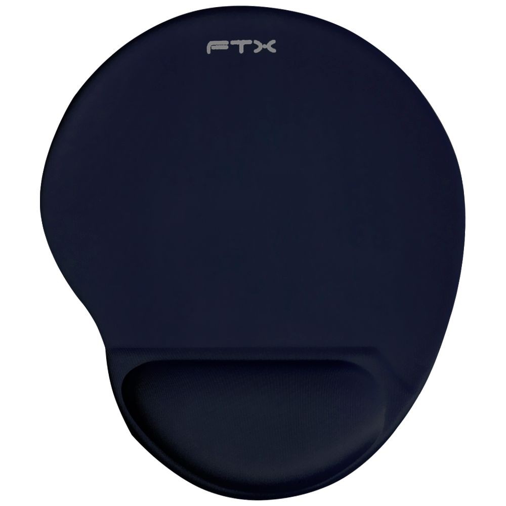Mousepad FTX FTXMPG01 Com Apoio de Pulso 310x270x3mm Ergonômico Gel Azul Antiderrapante Escritório Gamer