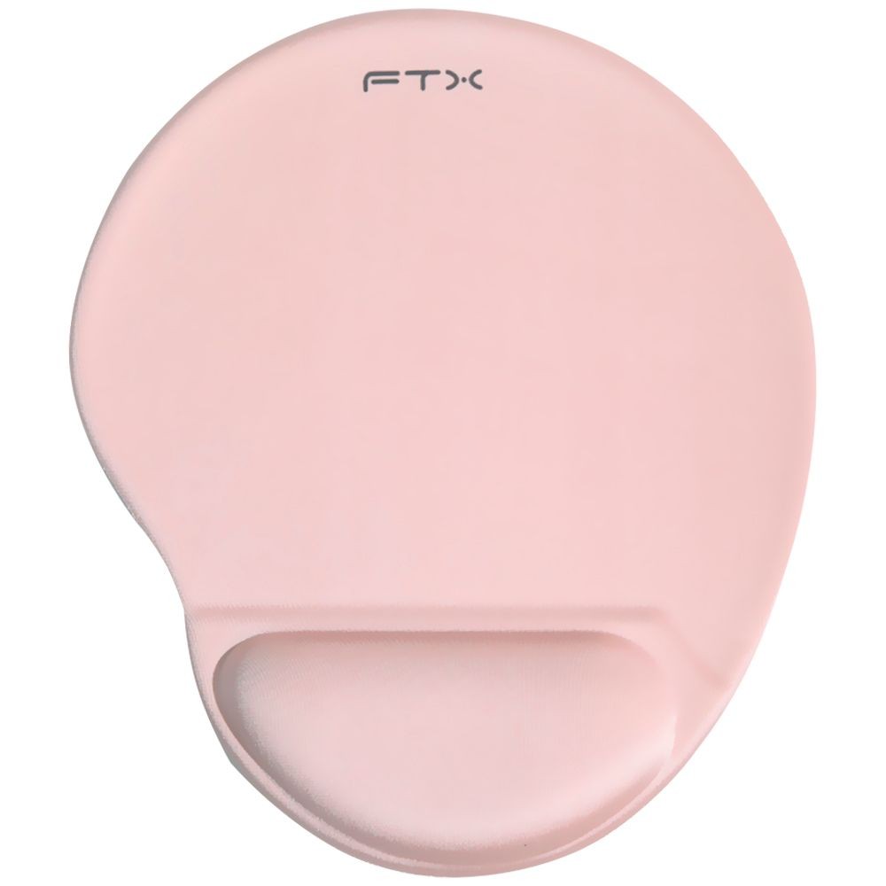 Mousepad FTX FTXMPG01 Com Apoio De Pulso 310x270x3mm Ergonômico Gel Base Antiderrapante Rosa
