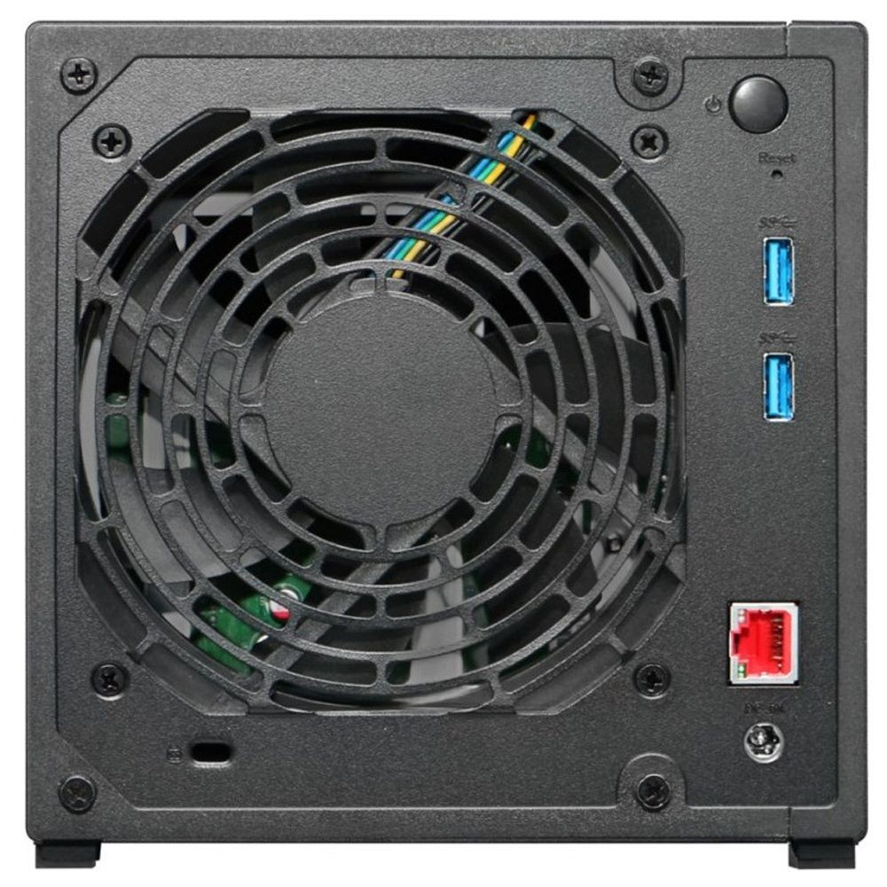 Servidor NAS Storage Asustor Drivestor 4 AS1204T 4 Baias Realtek RTD1619B 1GB RAM USB 3.2 Gigabit LAN Cloud Backup Multimídia