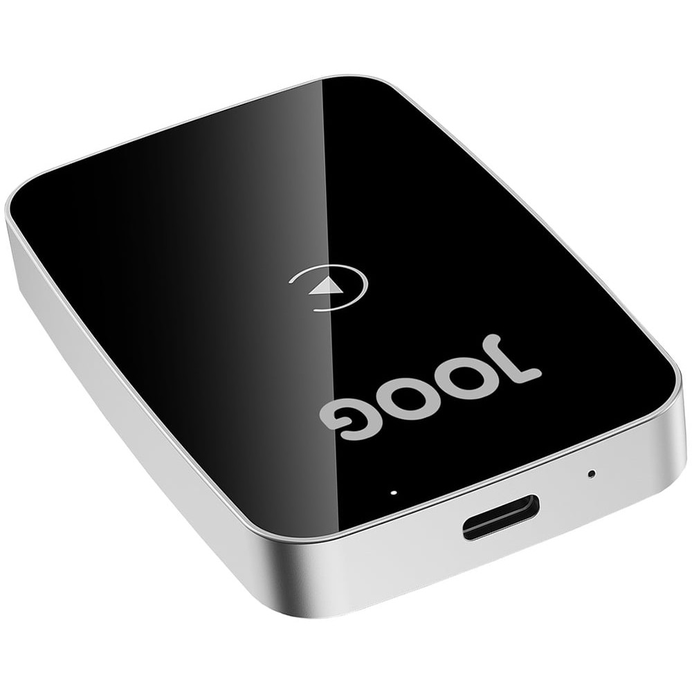 Adaptador Wireless CarPlay Joog AI Box B11 Sem Fio Android Auto Plug And Play Conexão Bluetooth Wi-Fi 5GHz Estável Multimídia Automotiva